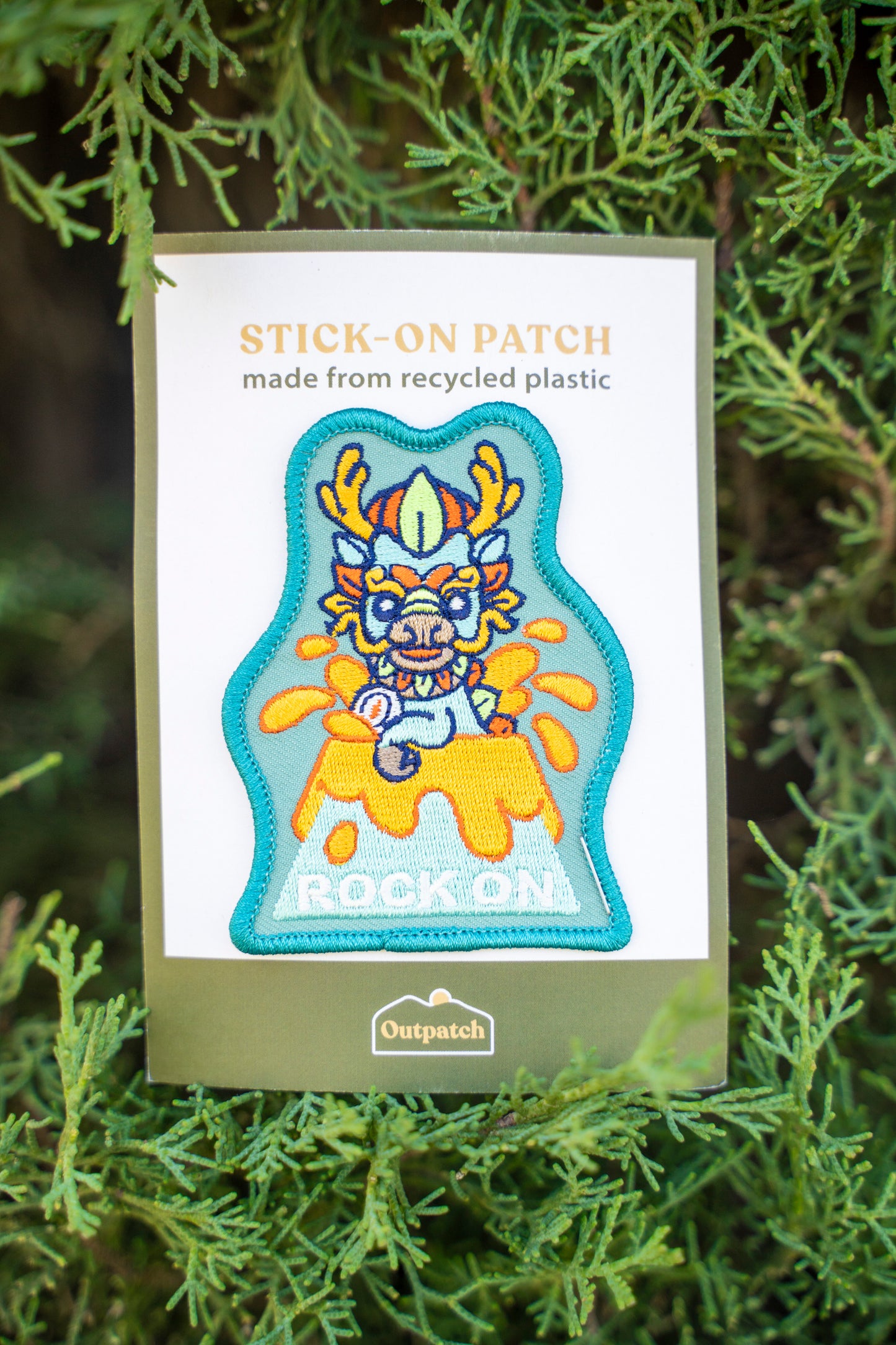 Rock On · Drew the Dragon Stick-On Patch