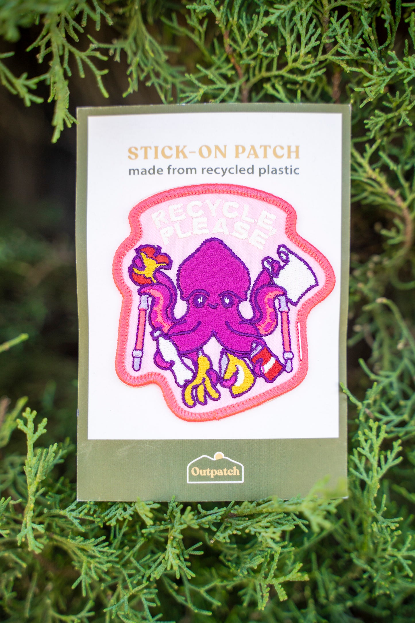 Recycle, Please · Karla The Kraken Stick-On Patch