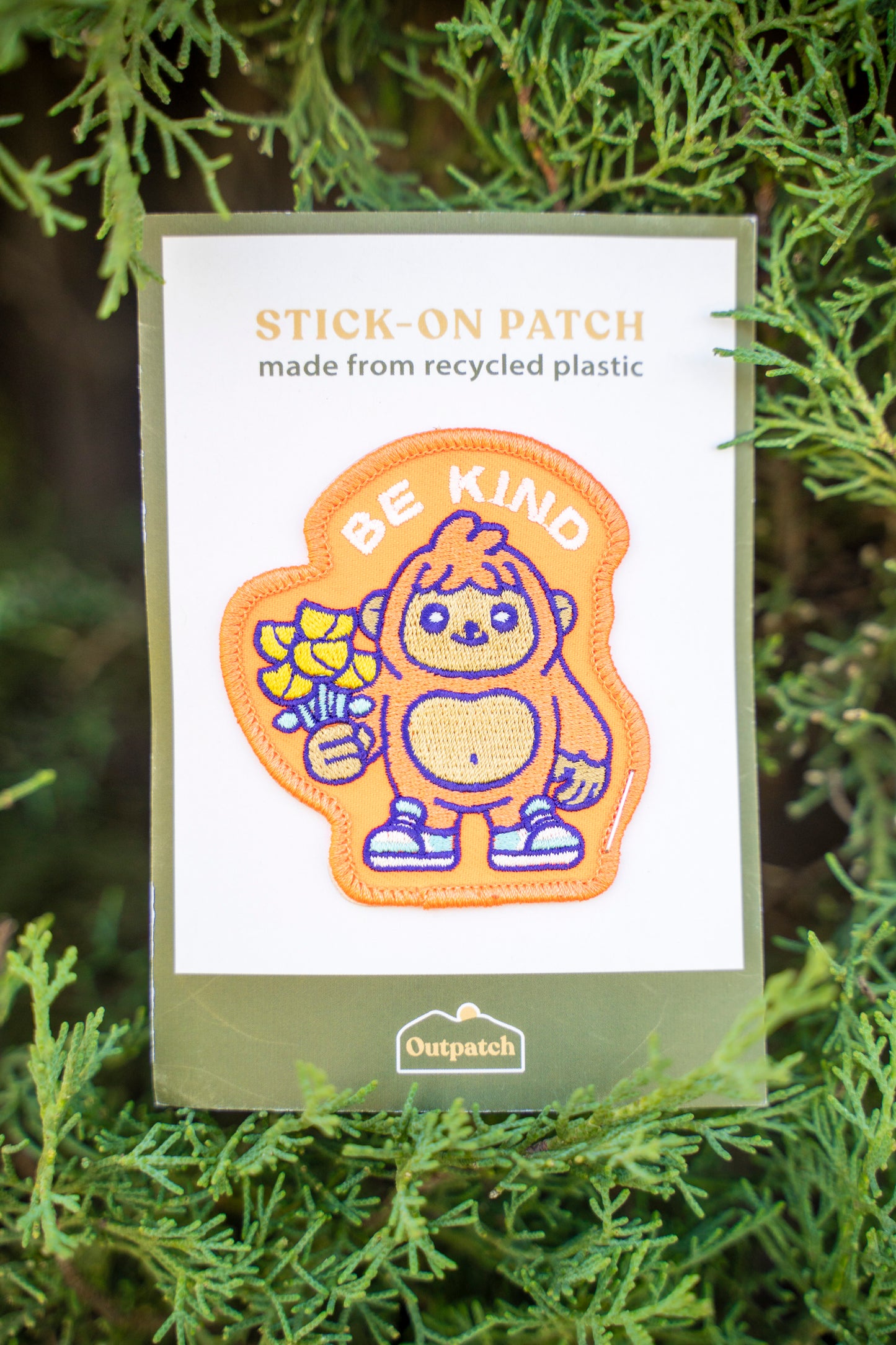 Be Kind · Sid the Sasquatch Stick-On Patch
